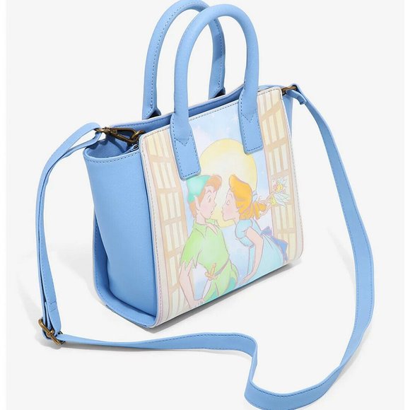 Loungefly Handbags - Loungefly Disney Peter Pan Satchel Peter Wendy Kiss Characters Purse Handbag